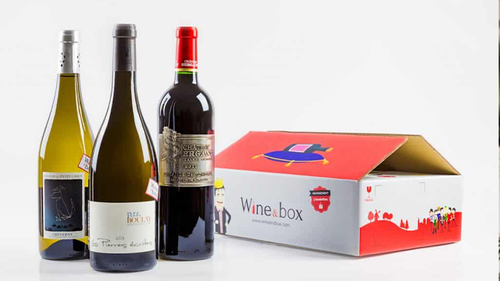 wine and box