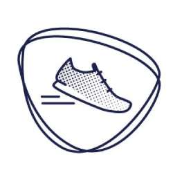 logo athlete running club