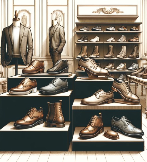 stand de chaussures pour homme